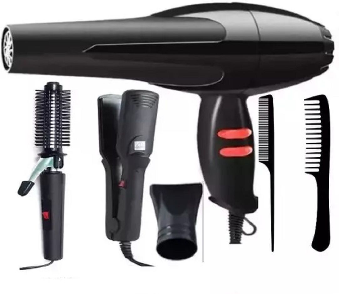 UKSTYLZ Hair Dryer with 522 hair straightener,471 hair curler and 2 tail comb Personal Care Appliance Combo