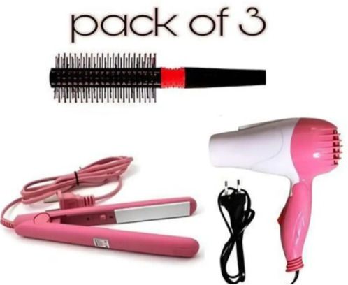 Coverbrown Hair Dryer & Mini Straightener & Round Brush For Women Personal Care Appliance Combo-image-22