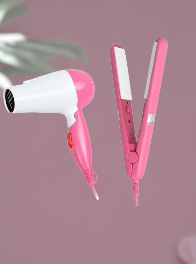Firstchoice MK FIRM COMBO PACK OF HAIR DRYER WITH MINI HAIR STRAIGHTENER-27 Personal Care Appliance Combo-image-27