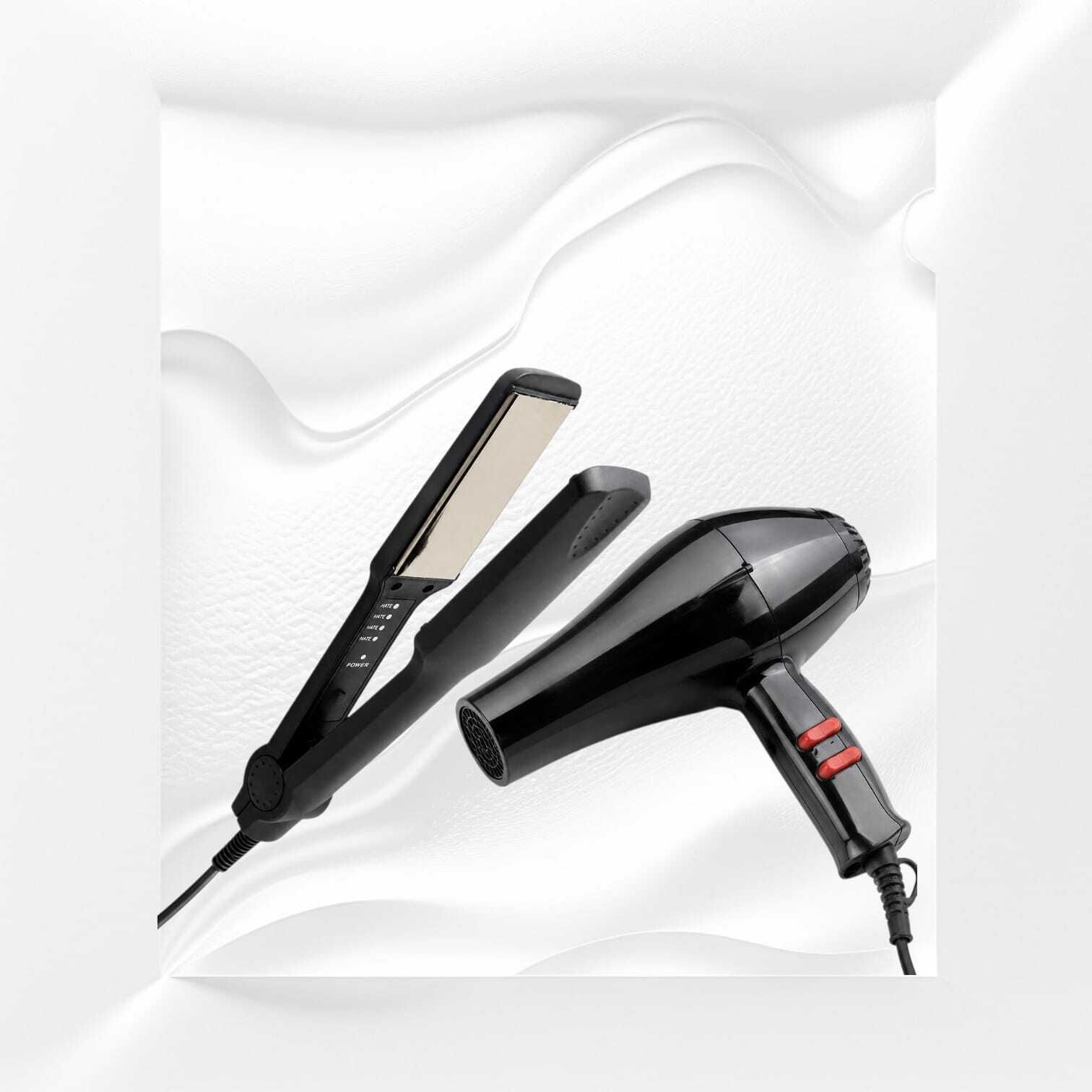 Firstchoice Professional Hair Dryer and Hair Straightener Combo Set-02 Personal Care Appliance Combo-image-21