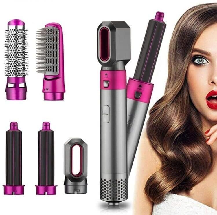 zimingsales 5 in 1 Hot Air Hair Dryer Brush & Styler – Detachable Multifunction Tool Personal Care Appliance Combo-image-1