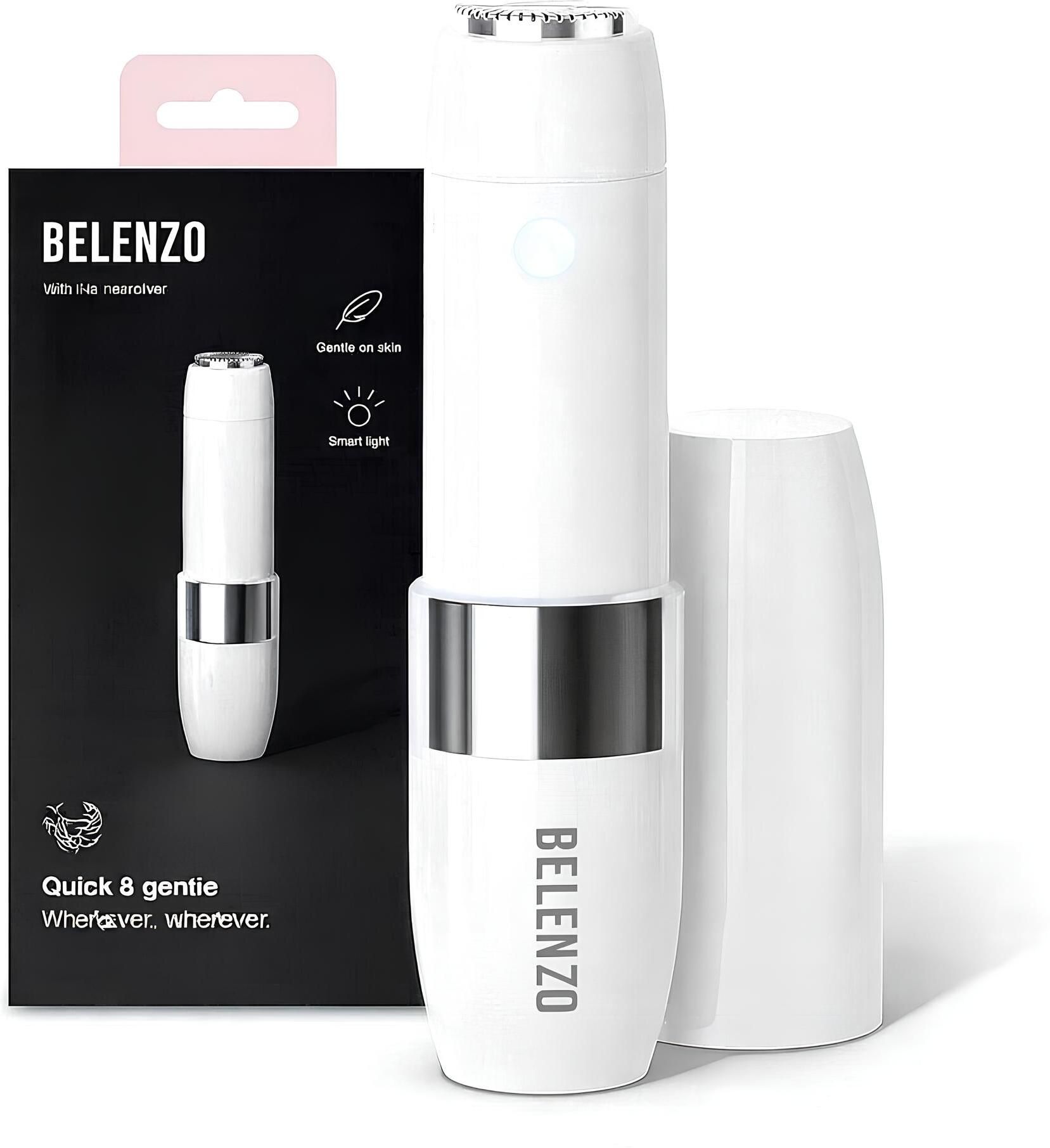 BELENZO Mini Facial Hair Remover for Upper Lips, Chin & Cheeks Cordless Epilator-image-48