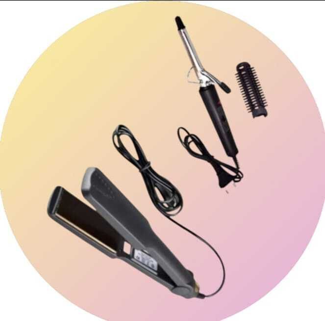 VYNEX strightener and curling machine combo for womens Personal Care Appliance Combo-image-20