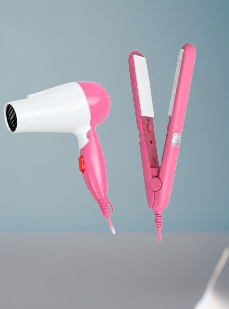 Firstchoice MK FIRM COMBO PACK OF HAIR DRYER WITH MINI HAIR STRAIGHTENER-29 Personal Care Appliance Combo-image-16