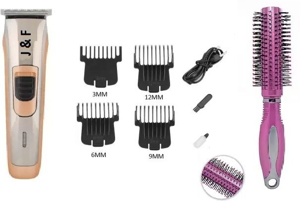 J & F Hair Styling Round Roller Comb With Perfectly Comfortable Hair Clipper Personal Care Appliance Combo-image-25