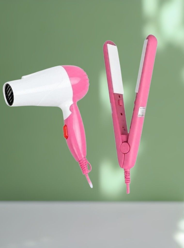 Firstchoice MK FIRM COMBO PACK OF HAIR DRYER WITH MINI HAIR STRAIGHTENER-28 Personal Care Appliance Combo-image-18