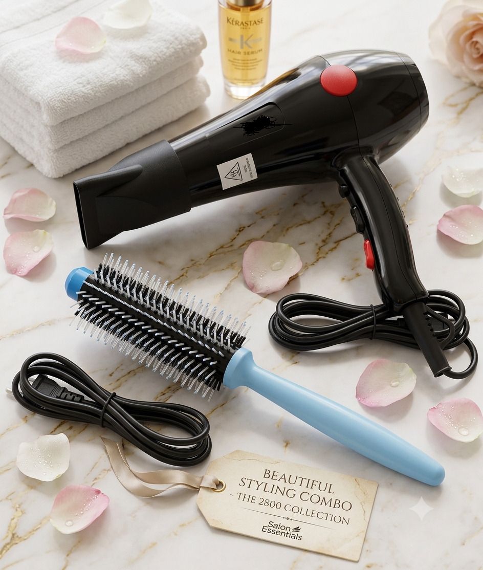 UKSTYLZ Hair Dryer 2000 Watts & a Rolling Comb Combo Personal Care Appliance Combo-image-7