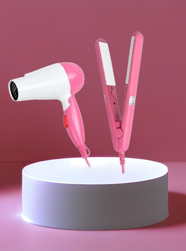 Firstchoice MK FIRM COMBO PACK OF HAIR DRYER WITH MINI HAIR STRAIGHTENER-24 Personal Care Appliance Combo-image-25