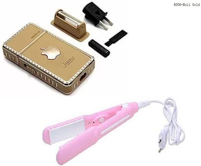 Pushcart BOLI ELECTRIC SHAVER + 8006 HAIR STRAIGHTENER BP200 Personal Care Appliance Combo