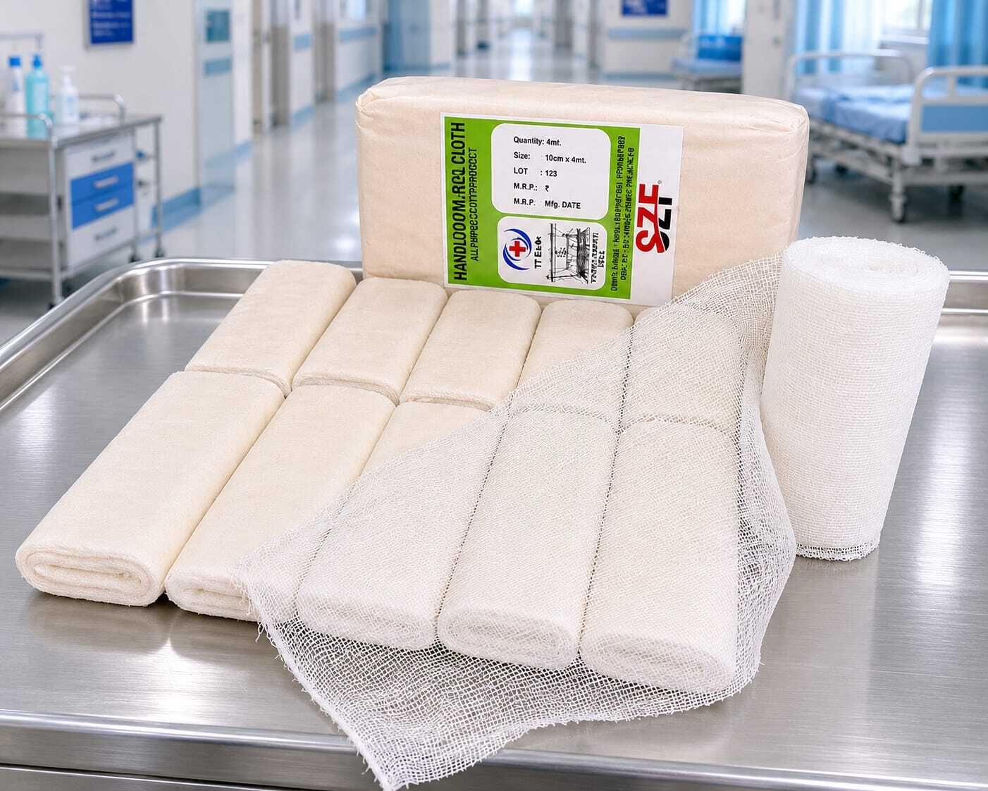 szf Non-woven Gauze Pet Bandage-picture-39