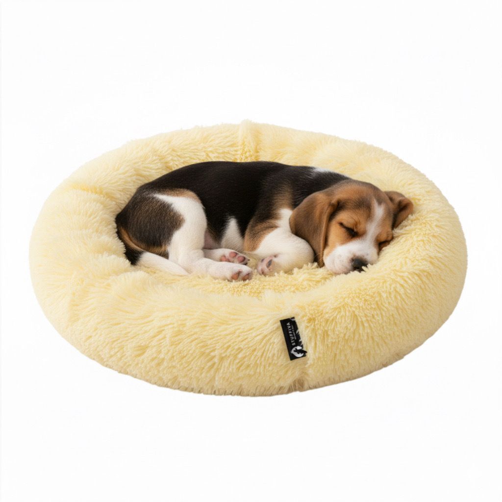 Oval Shaped Faux Fur PET Bed for Dogs, Kittens,Rabbits S Pet Bed-image-20