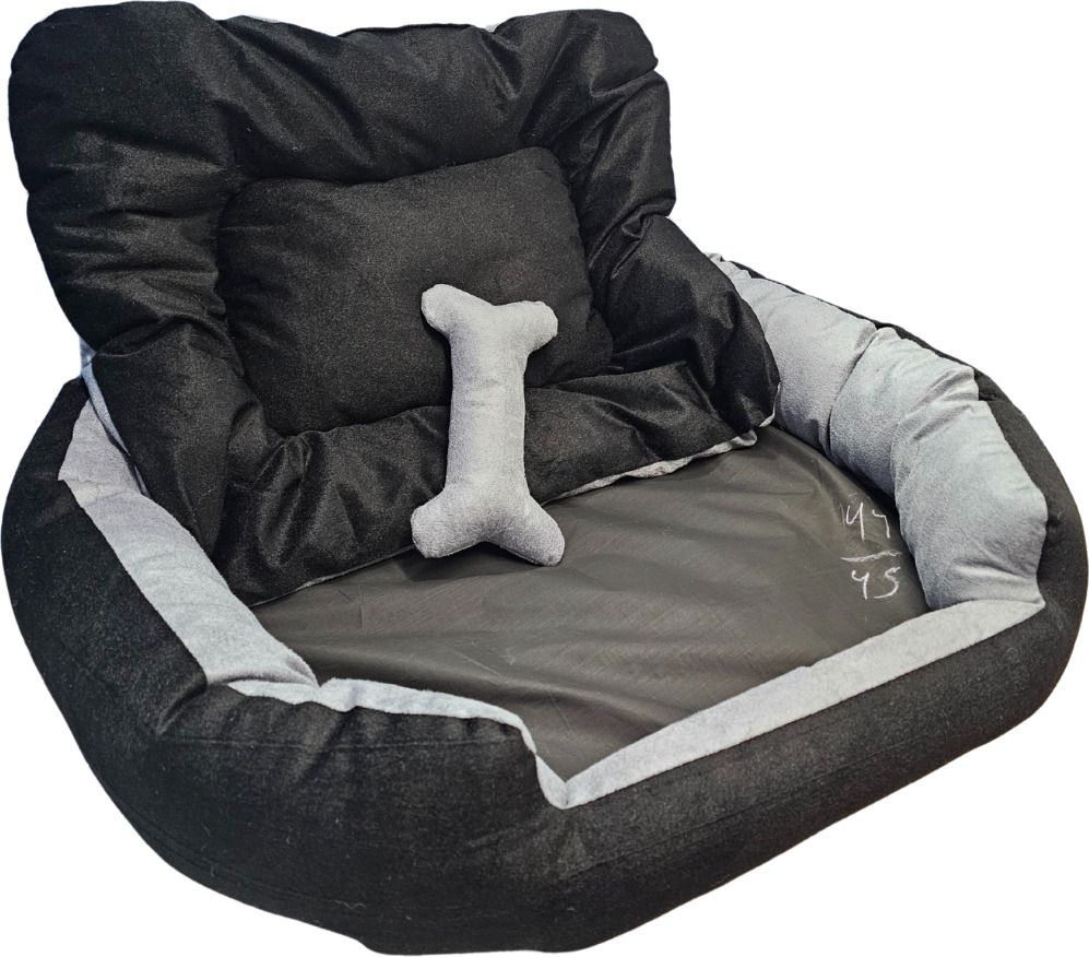 guru Dog & Cat Sleeping Sofa Bed with Removable Cushion, Cozy, L, LWH, 81x70x23 L Pet Bed-picture-36