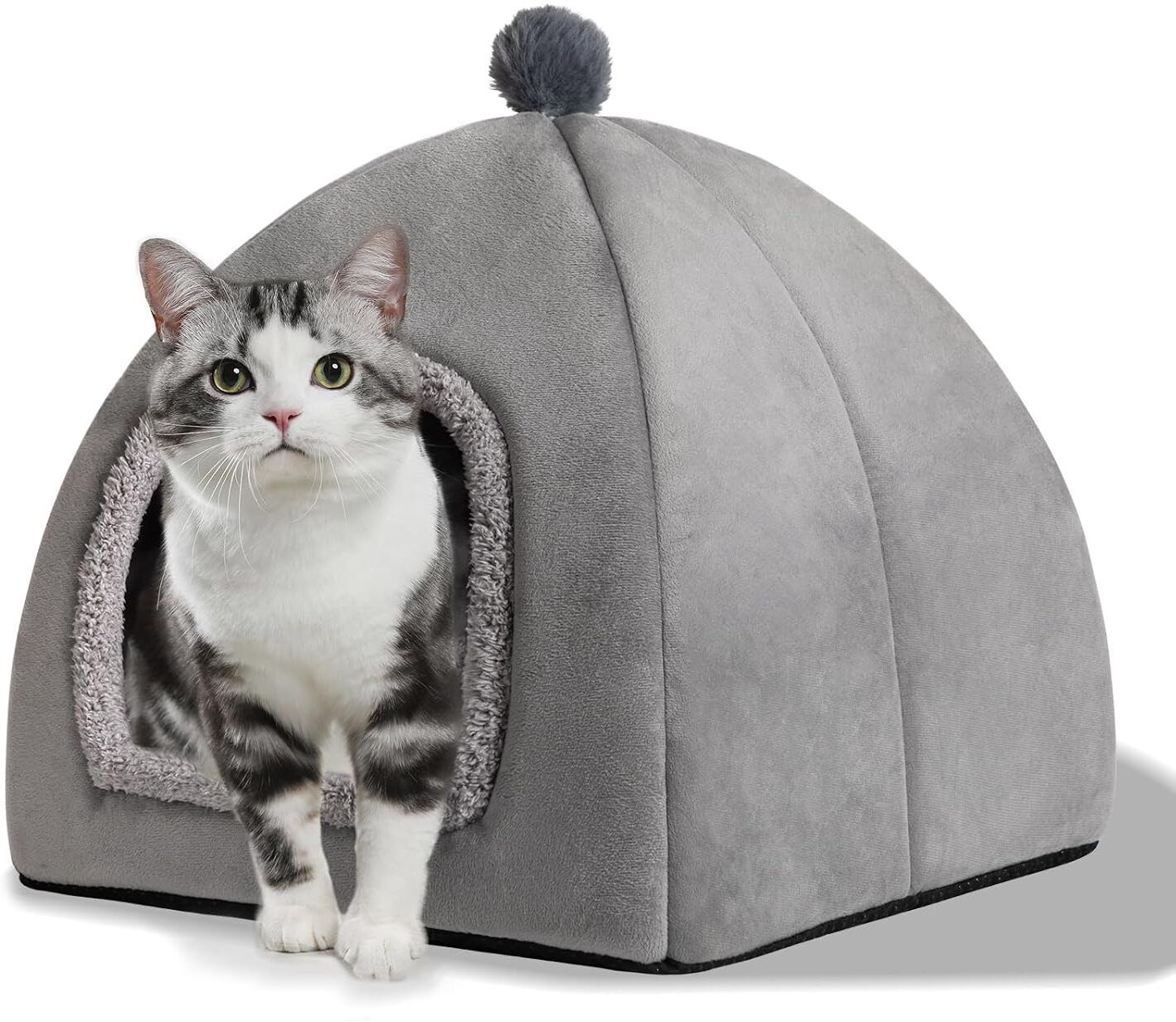 Cat Bed Cave for Indoor Suitable for Cat Dome Bed Hideaway Bed for Indoor Cats S Pet Bed-image-19