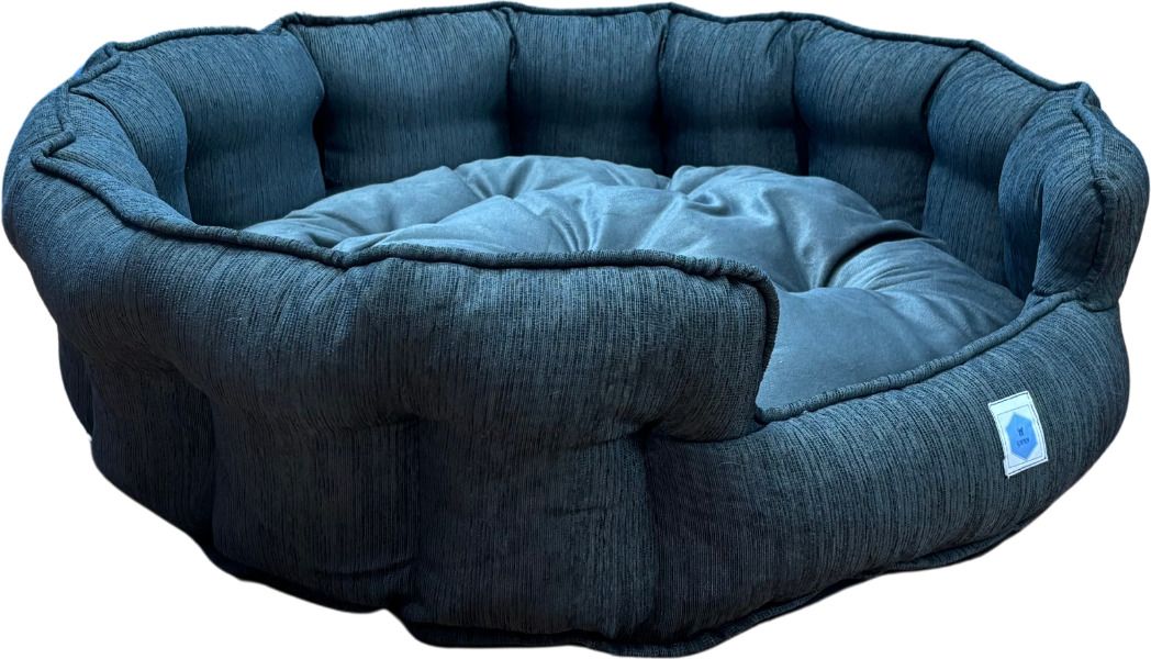 Fluffy & Comfortable Dogs & Cats Bed, Rest & Sleep, Grey, L, LWH, 71x71x25 cm L Pet Bed-image-2