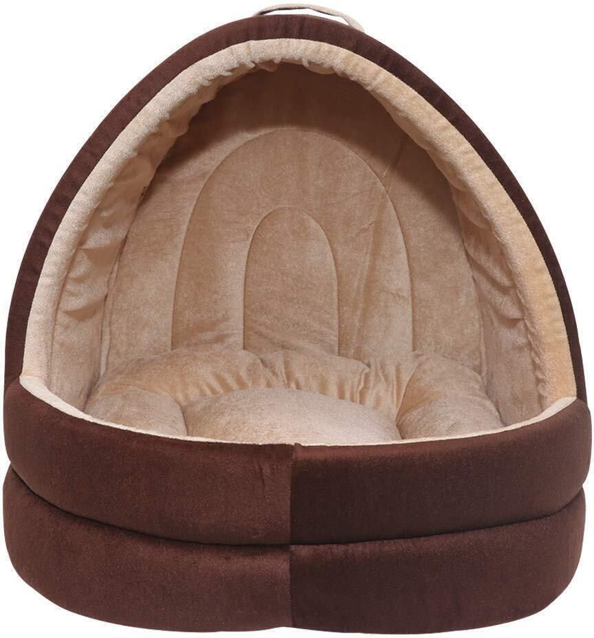 Soft Velvet Cave House for Cats Little Dogs & Pets M Pet Bed-image-28