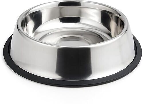 home bargains Stainless Steel Dog Bowl, Anti Skid Dog Feeding Bowl Stainless Steel Pet Bowl-picture-12
