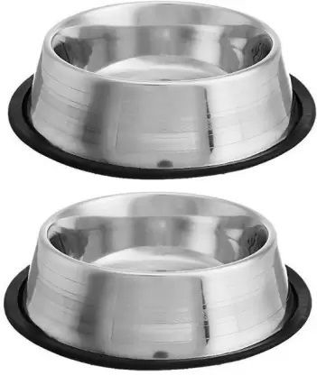 furever friends Dog & Cat ( Set of 2 ) Stainless Steel Pet Bowl-picture-43