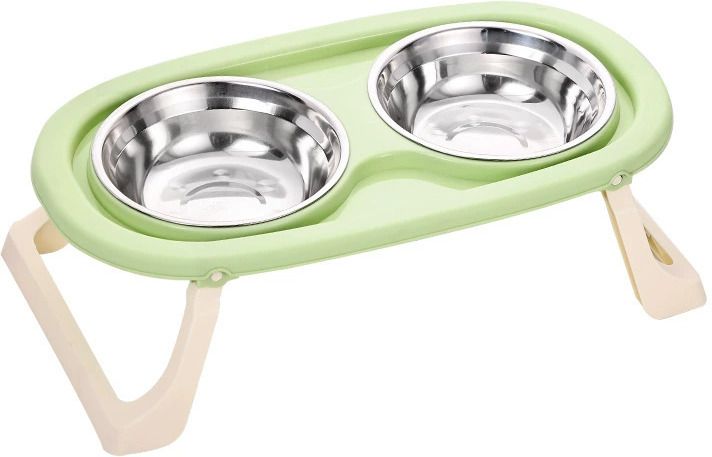 Pet Bowls with Non-Slip Stand Plastic, Stainless Steel, Polypropylene Pet Bowl & Bottle-image-5
