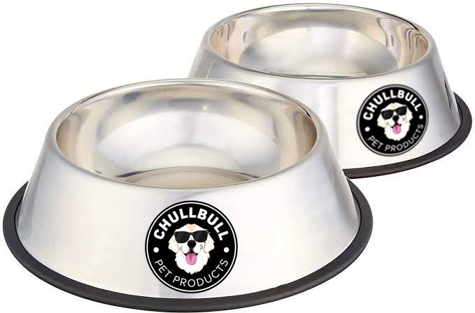 chullbull pet products Stainless Steel Dog Bowl Medium 700 ml Stainless Steel Pet Bowl-picture-13