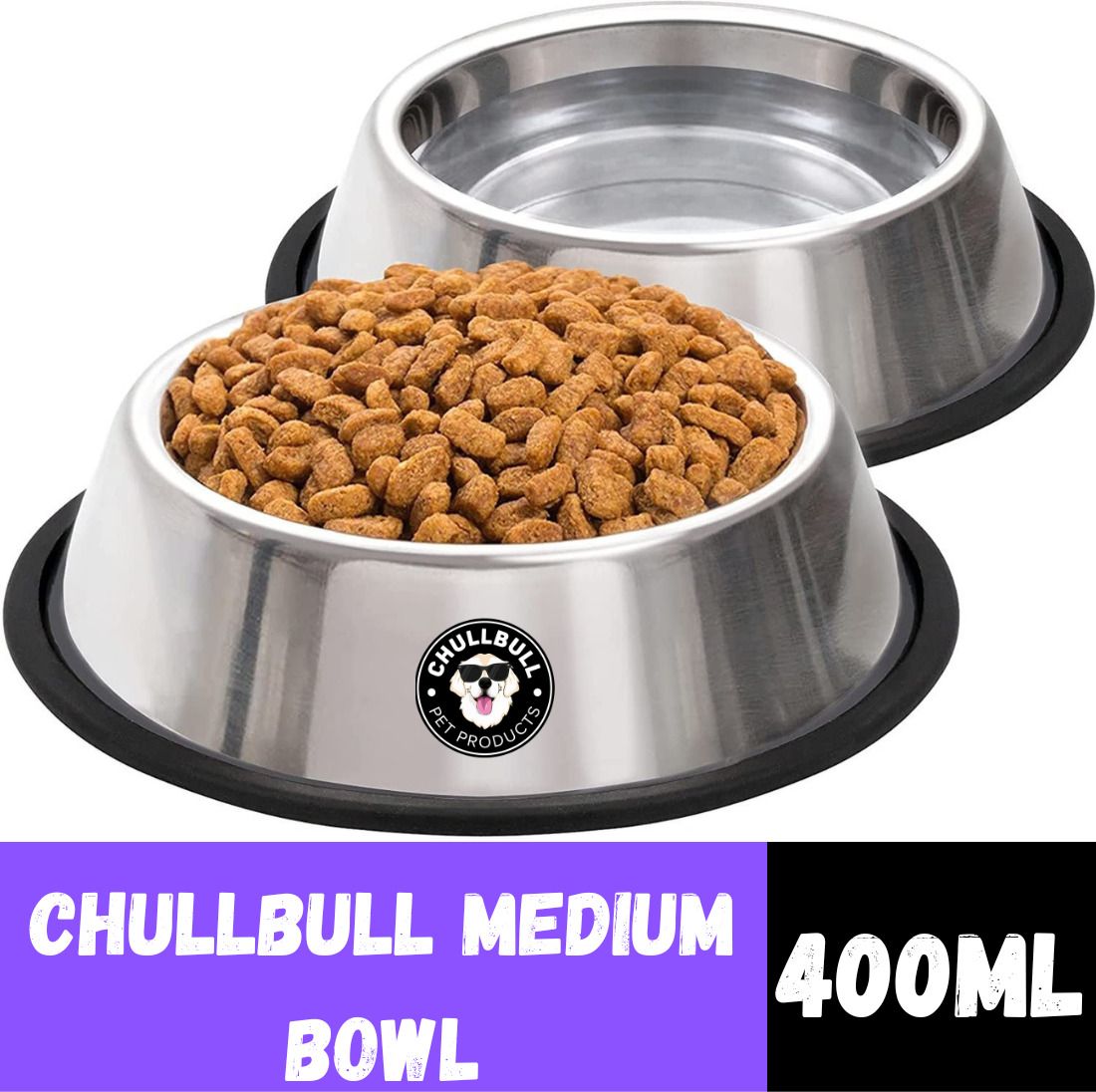 chullbull pet products Stainless Steel Pet Bowl-picture-21