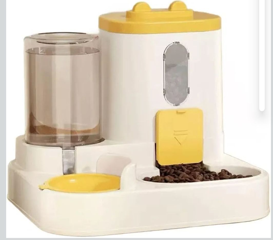 Water & Food Feeder Plastic Pet Bowl & Bottle-image-15