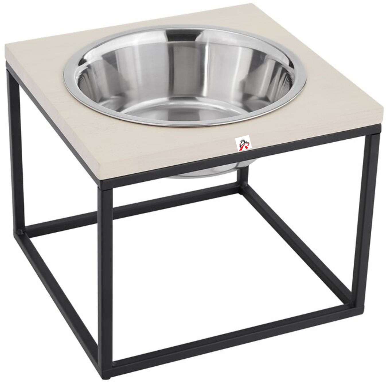 sabri shopee Large Pets Feeder Stand with Single Stainless Steel Bowl with Fixed Iron Height Iron Pet Bowl-picture-12
