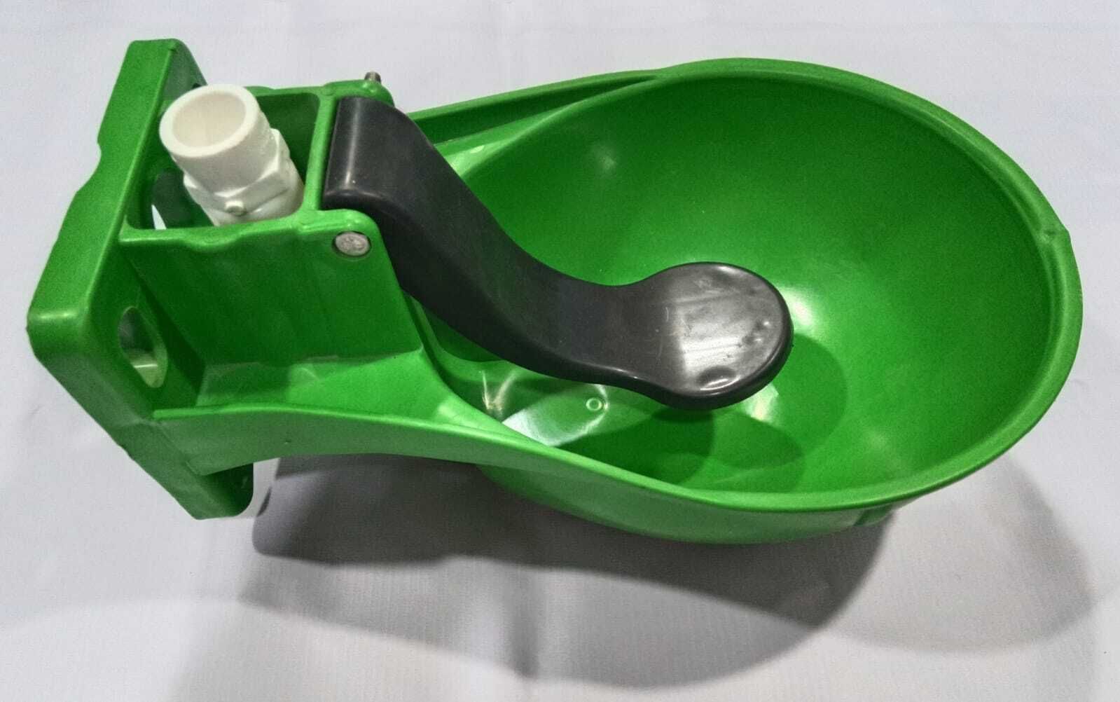 ecopetcare Automatic Plastic Water Bowl with Float Valve Wall Mount Green Plastic Pet Bowl-picture-19