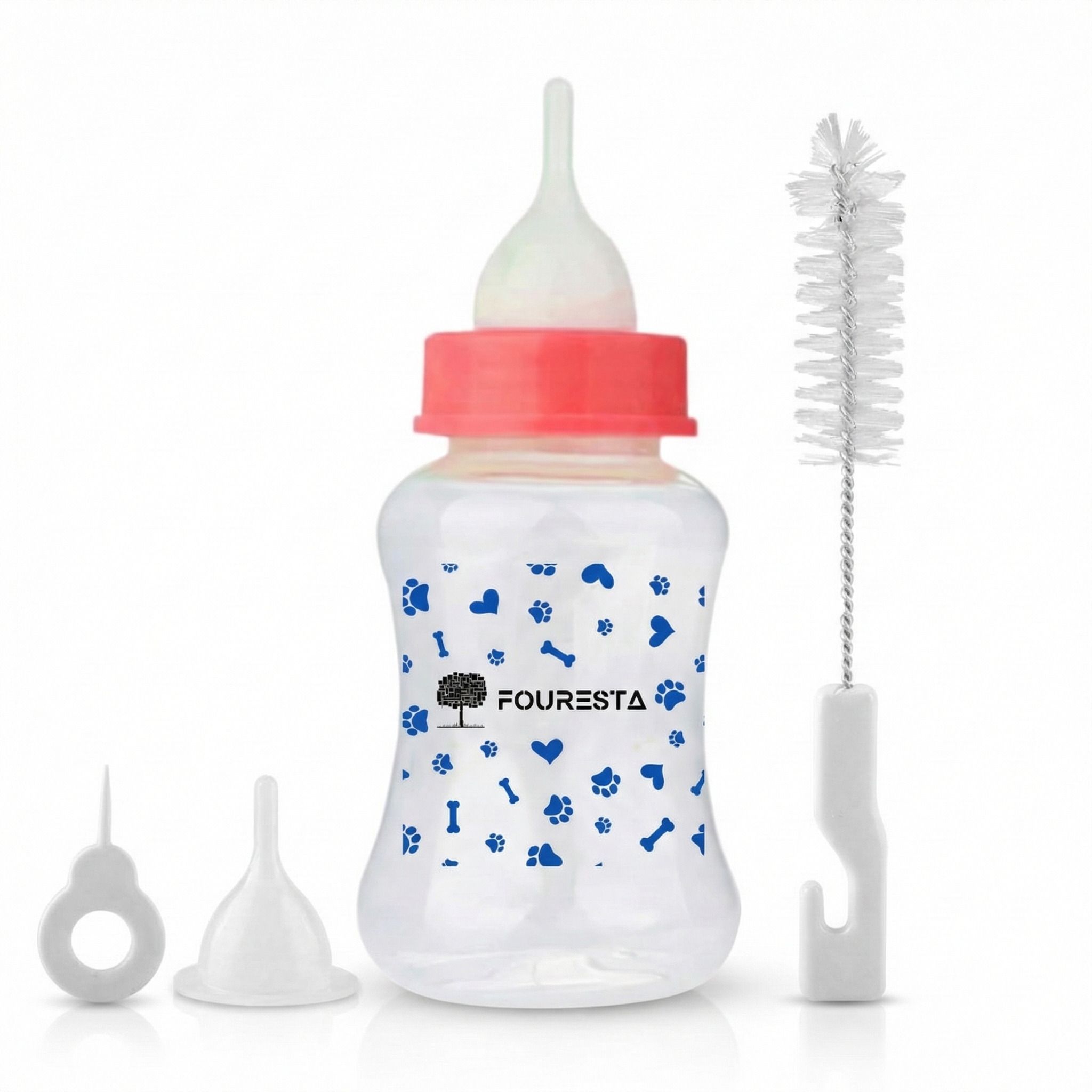 fouresta Puppies and Kittens Feeding Milk Bottle - Nursing Feeder Feeding Milk Bottle Plastic Pet Bottle-picture-35