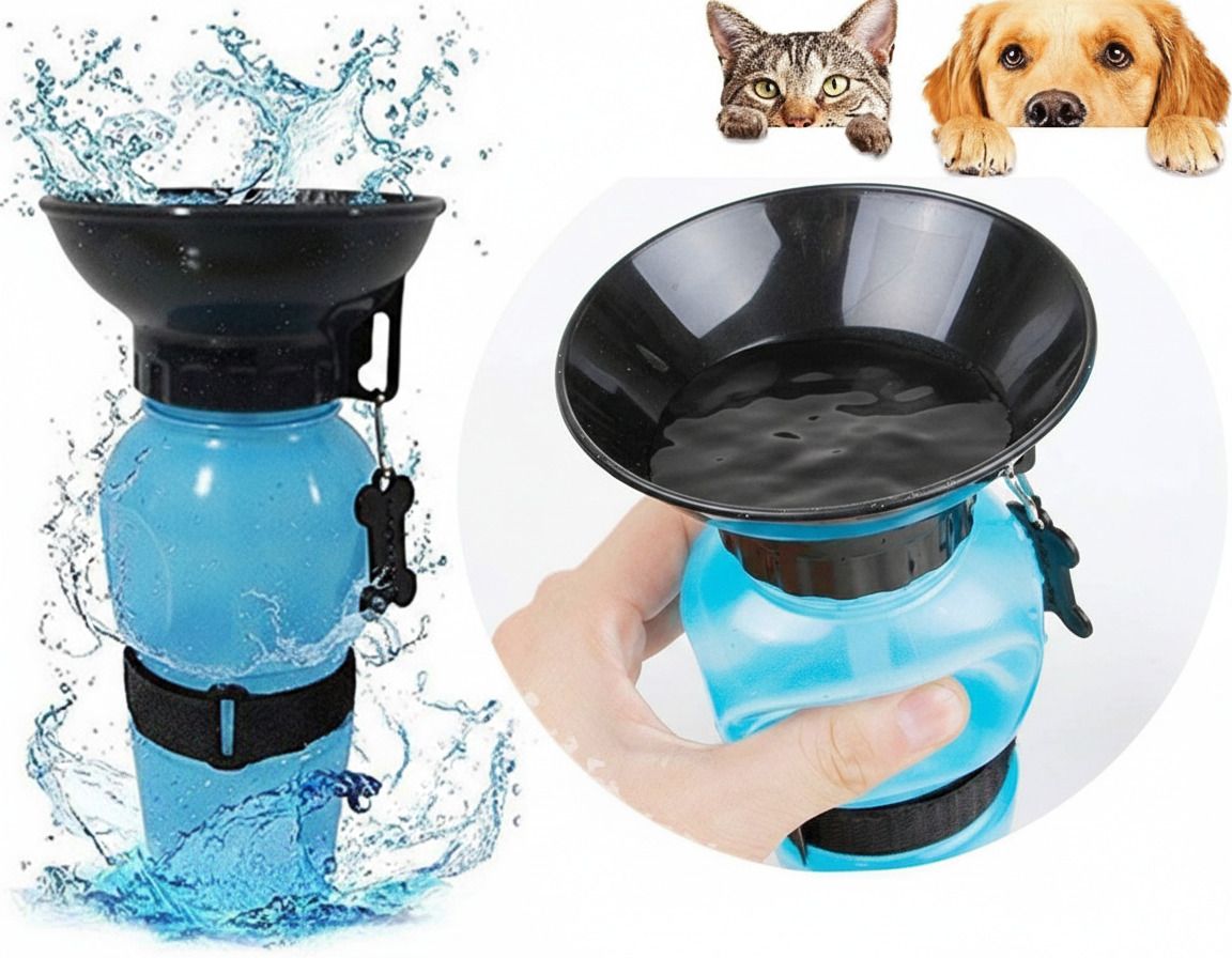 apni store Plastic Pet Bowl & Bottle-picture-29