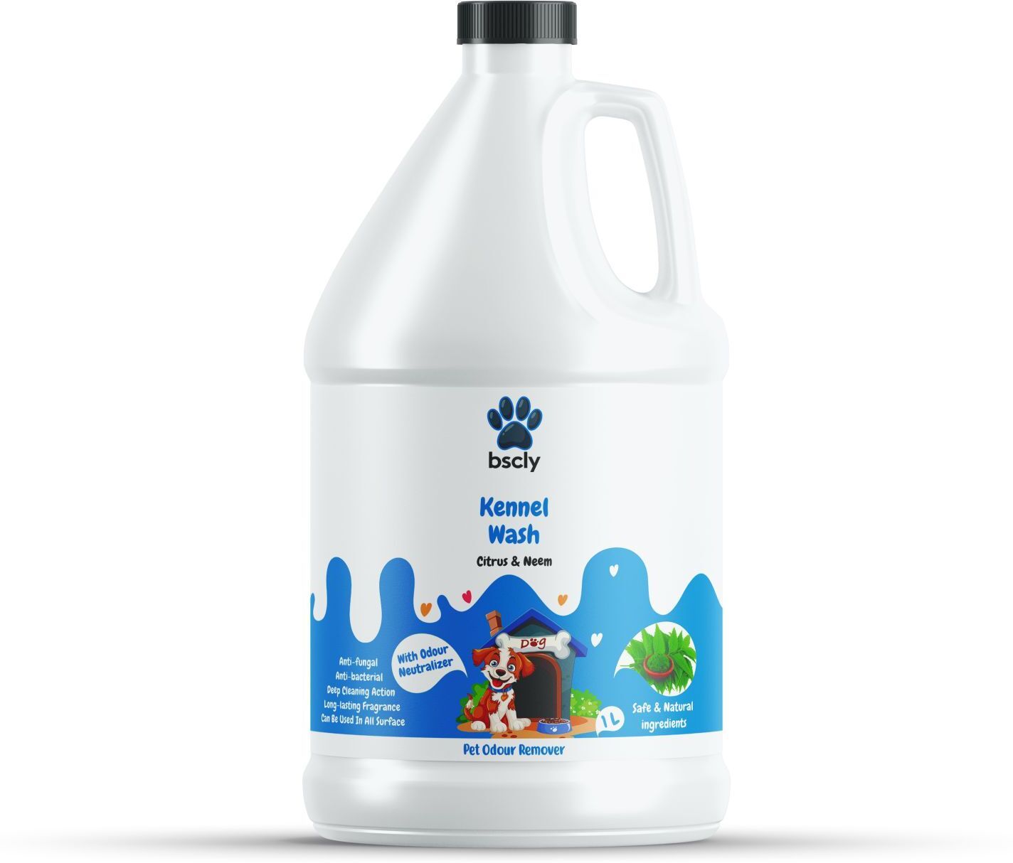 bscly Dog's Kennel Wash With Neem & Citrus Pet Cage Cleaner-picture-14