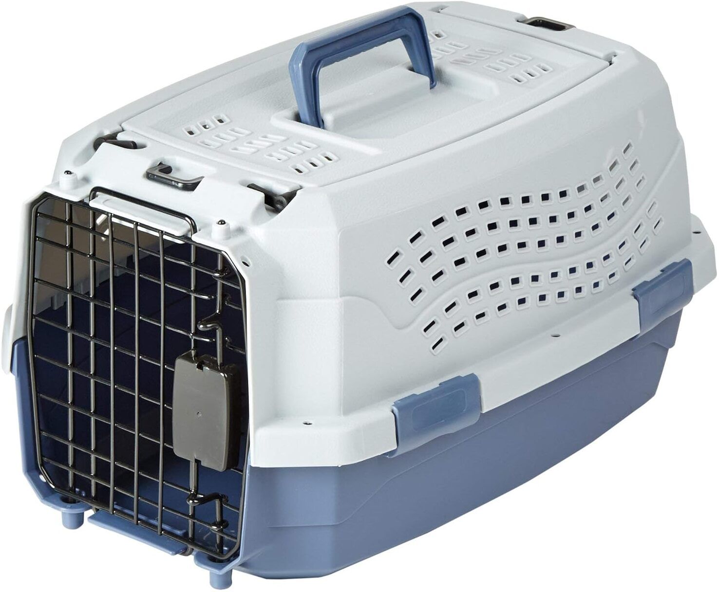 yywop 4u Two Door Top Load Pet Kennel | 23-inch | Portable Airline Pet Carrier for Smal F GREY Backpack Pet Carrier-picture-20