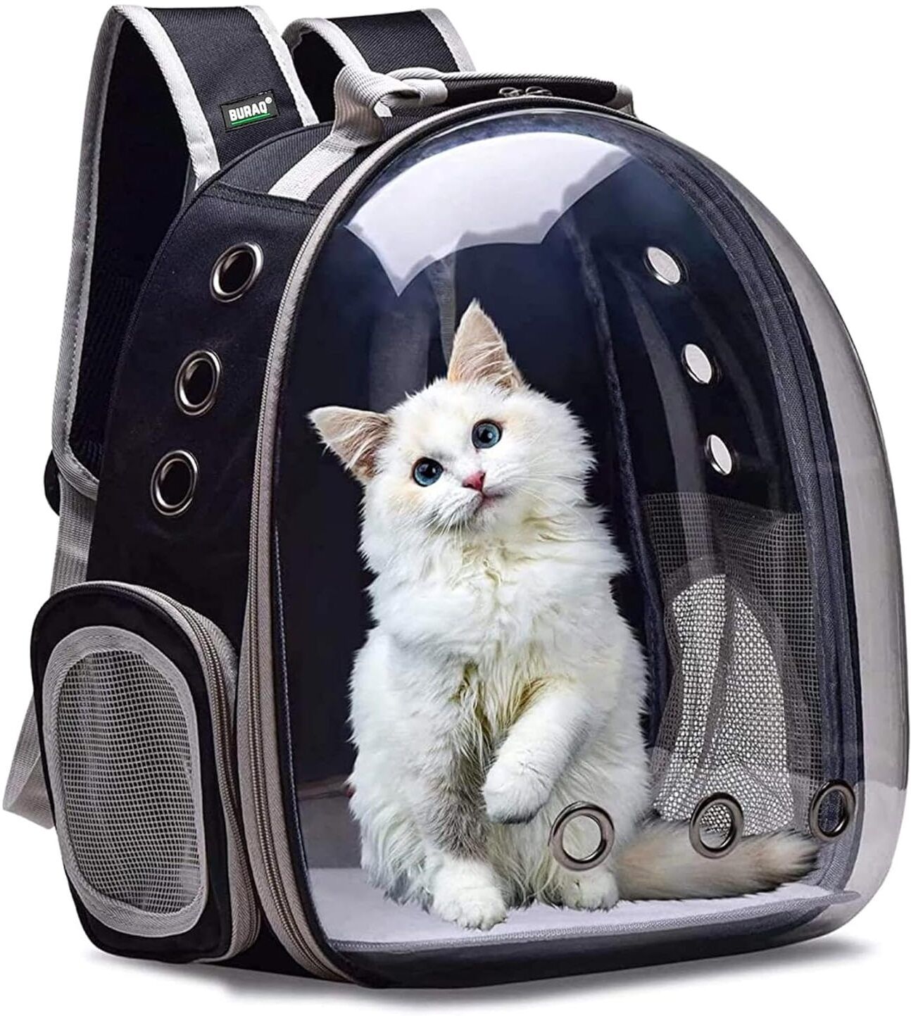 Astronaut Space Transparent Pet Carrier - Pet Bag for Travel | Hiking Blue Backpack Pet Carrier