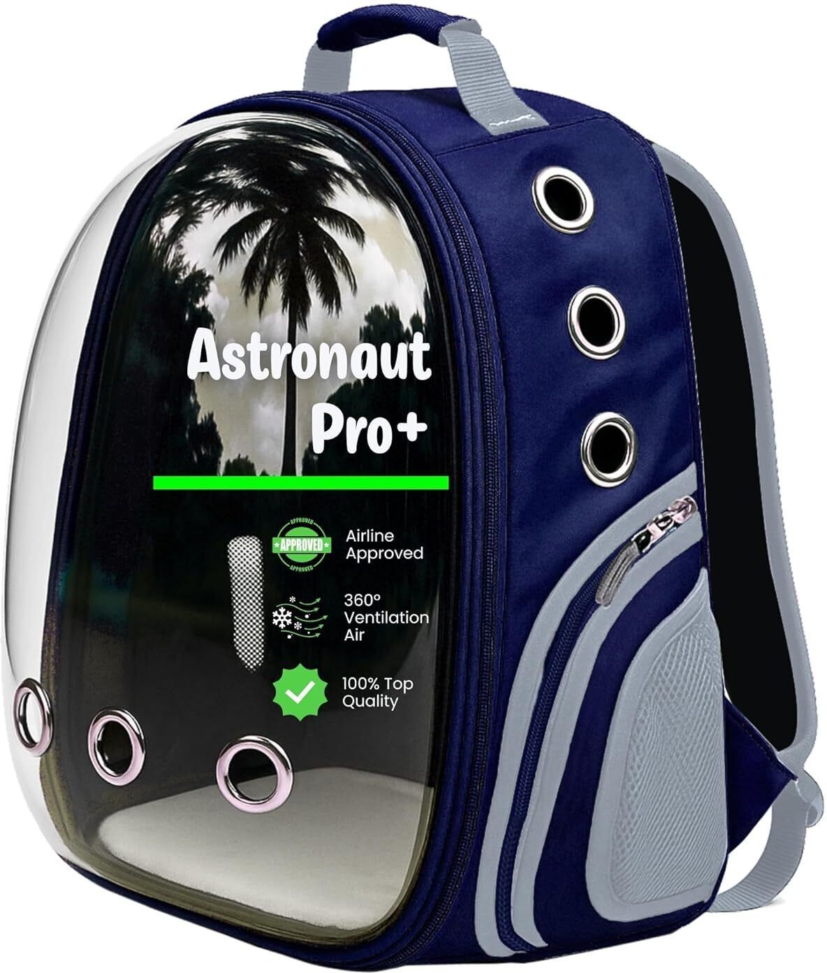 Pro Pet Carrier Backpack NAVY BLUE Backpack Pet Carrier