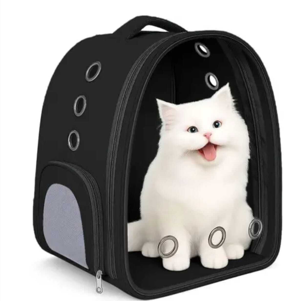 trendy bay CAT_02 B black Backpack Pet Carrier-picture-48
