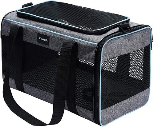 ‎Pet Carriers for Large Cats black Backpack Pet Carrier-image-19