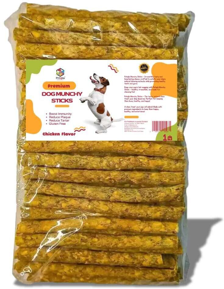 petqila Dog Munchy Sticks – Chicken Flavour | Protein-Rich Chew Treats for Dogs Chicken Dog Chew-picture-12