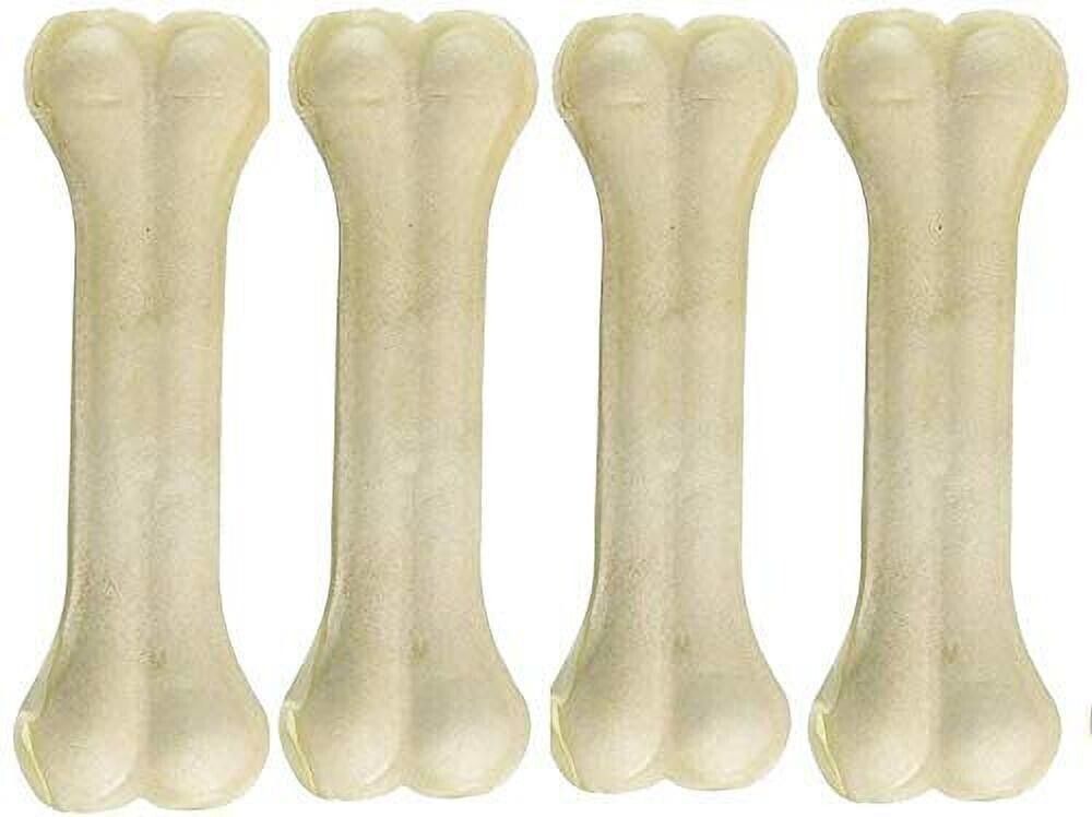 hsj 6 Inch 4 Pcs White Pressed Chew Bone For Dogs Chicken Dog Chew-picture-12