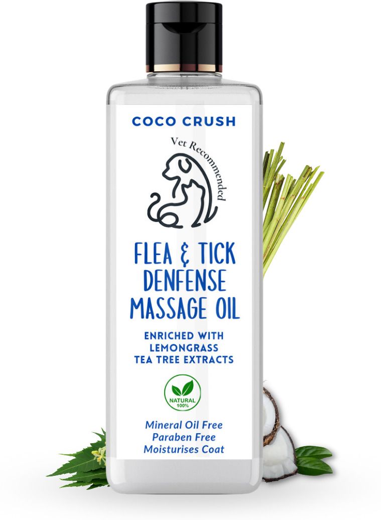 Tick & Fleas Defence Massage Oil for Cats, Dogs | Cold-Pressed & 100% Natural | 200 ml Pet Coat Cleanser-image-37