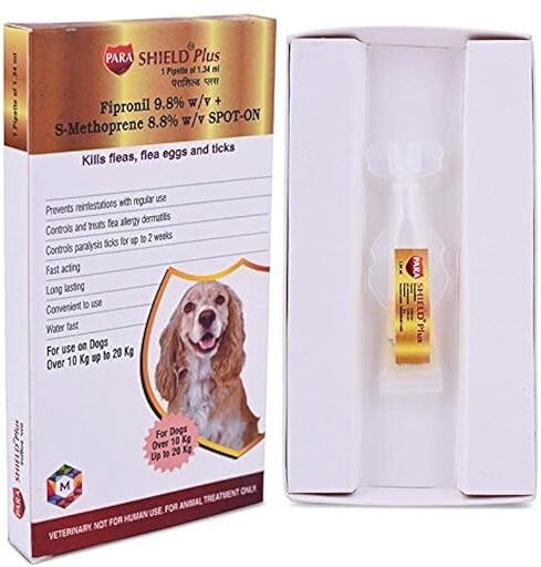 parashield Spot On Solution for Prevention & Treatment of Ticks, Fleas & Chewing Lice 1.34 ml Pet Coat Cleanser-picture-40
