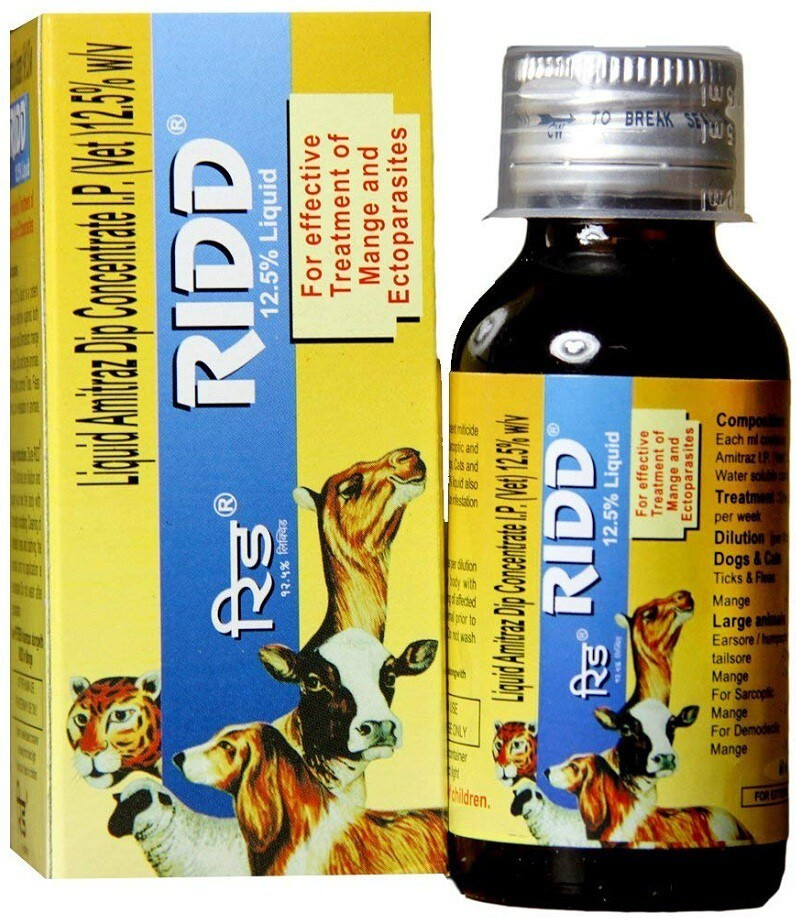 zoozukart Ridd Anti-Tick and Flea Solution Controller 60 ML 60 ml Pet Coat Cleanser image 1