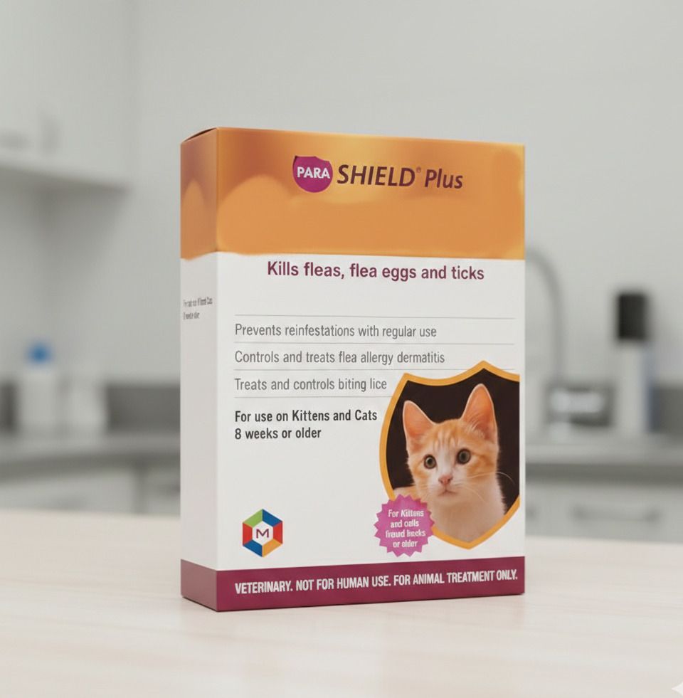 parashield Spot On Treatment Cats|Highly Effective Tick,Flea & Lice Prevention|Cats&Kittens 0.5 ml Pet Coat Cleanser-picture-11