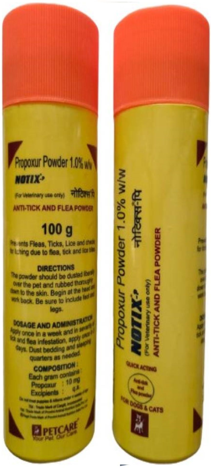 Petcare Notix Powder (Pack of 2) 200 ml Pet Coat Cleanser-image-23