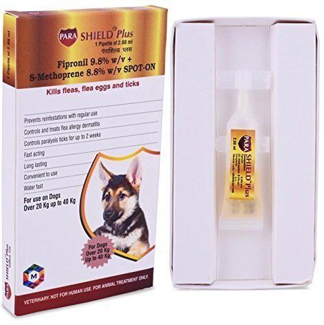 Spot On Anti-Tick and Flea Protection Solution For 20–40 kg dogs 2.58 ml Pet Coat Cleanser-image-47