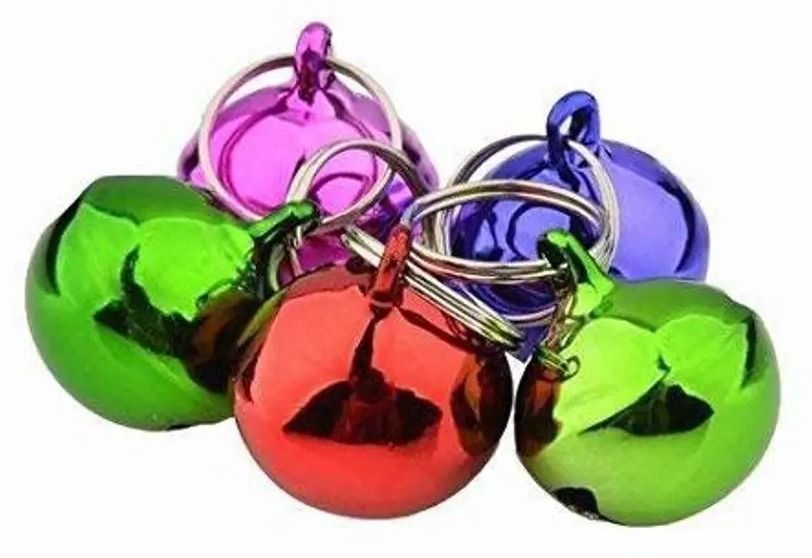 woofyplanet Jingle Charms for Puppies, Kittens & Small Dogs (Pack 4) Bell Dog & Cat Collar Charm-picture-38