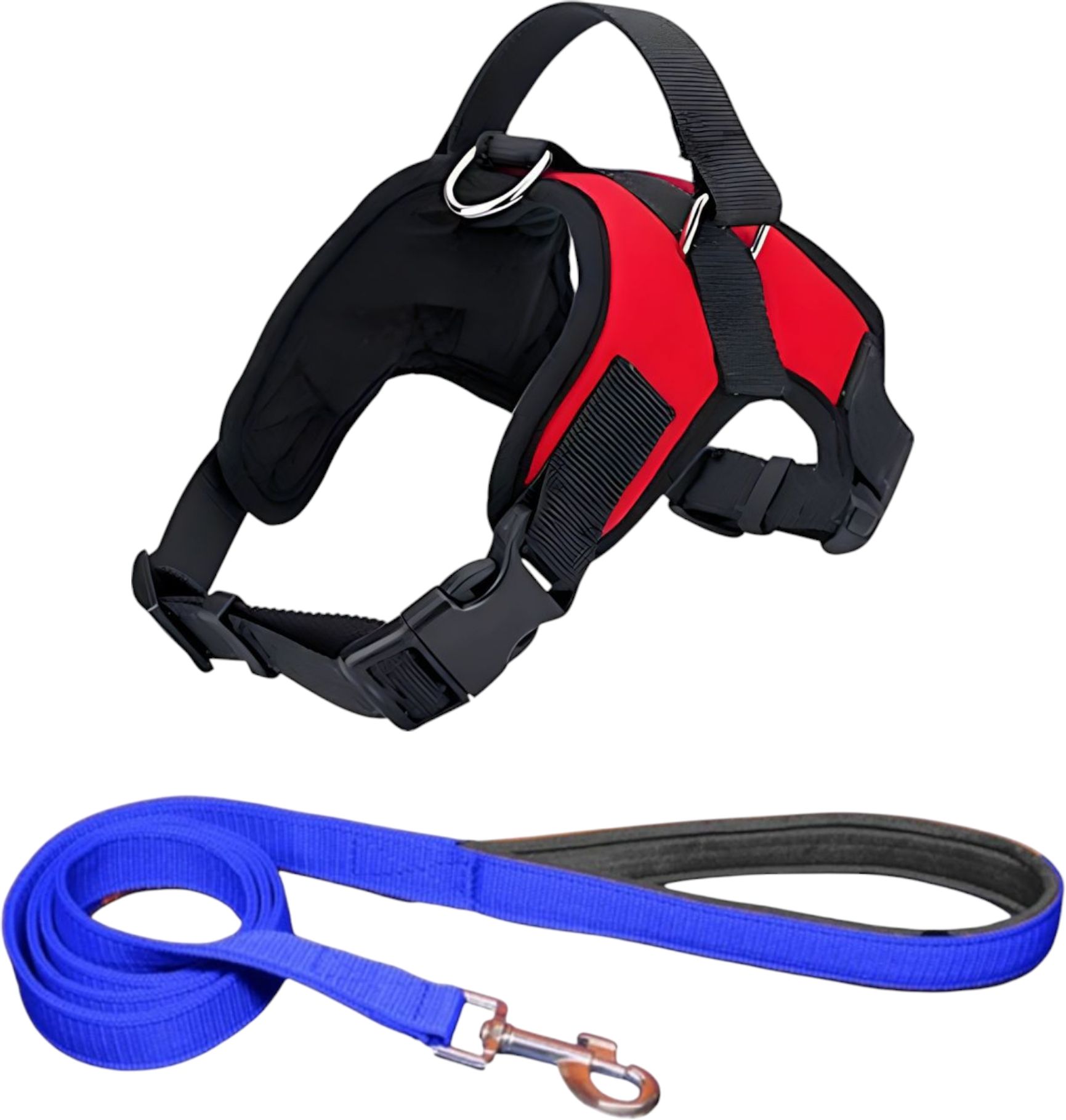 Dogs Adjustable Padded Nylon Chest Body Belt for Training Dog Harness & Leash-image-29