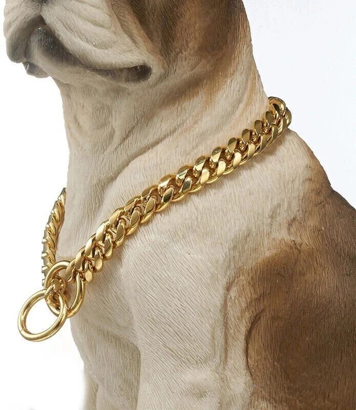 Dog Collar Chain for Small Size Dogs Dog Choke Chain Collar-image-5