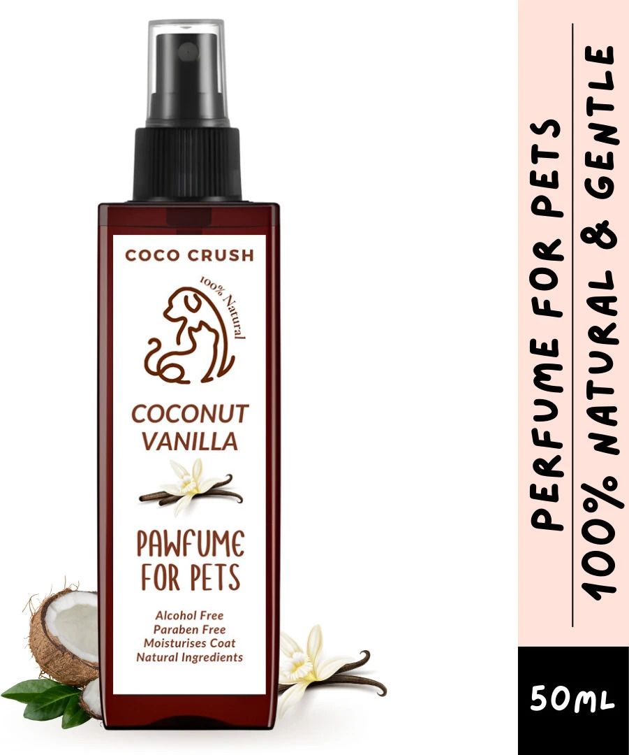 coco crush Coconut Vanilla Gentle Perfume for Dog, Cat - 100% Natural, Organic, Coat Safe | Odor Eliminator Cologne-picture-46