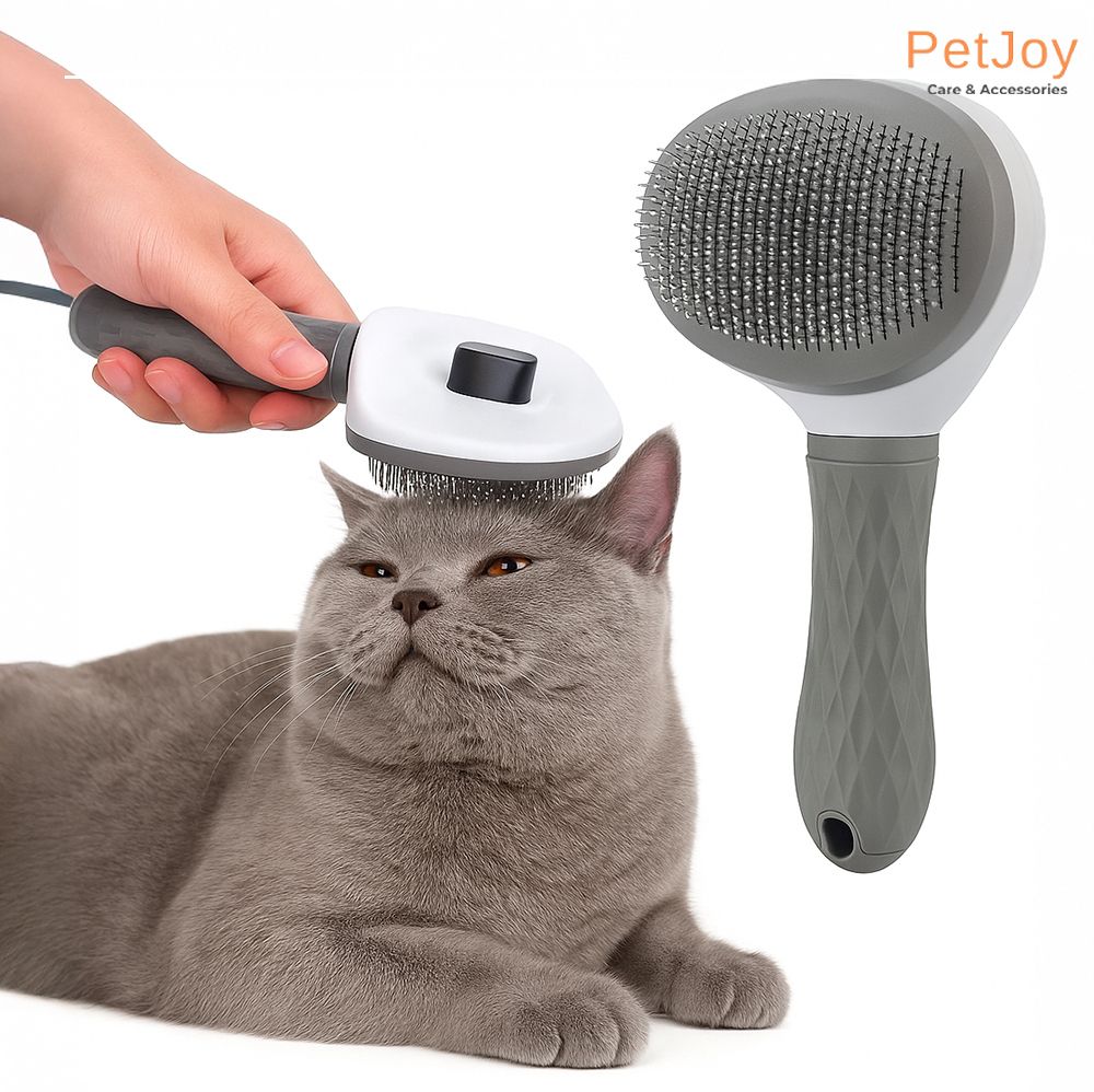 petjoy Grooming Slicker Brush for Dog, Deshedding Tool Removes Mat & Tangle Slicker Brushes for Cat, Dog-picture-47