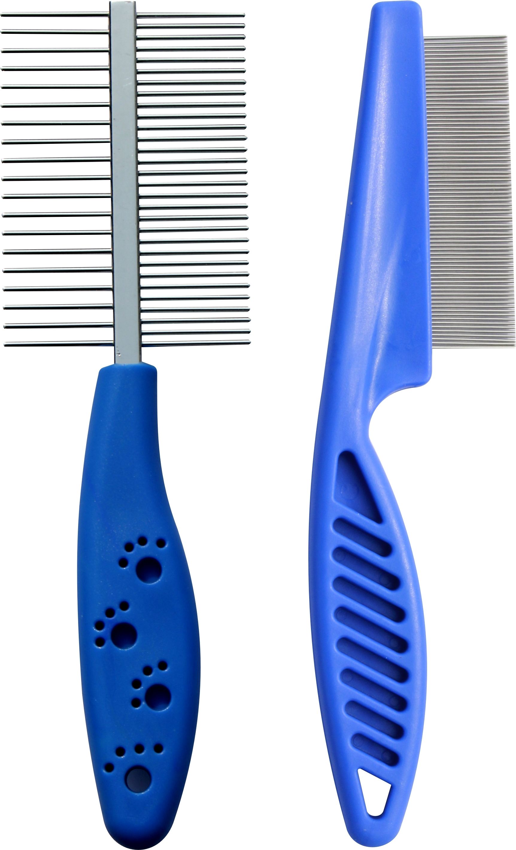 Combo of 2 Pet Grooming Comb Slicker Brush, Ticks, Fleas & Tangles Remover Plain/ Bristle Brushes for Dog & Cat-image-7