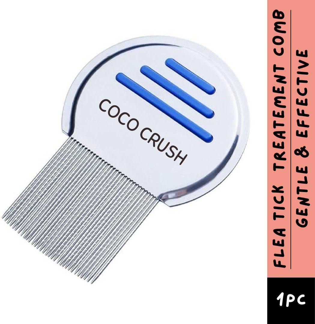 coco crush Flea & Ticks Remover Comb for Pets | Safe & Effective Basic Comb for Dog & Cat, Rabbit-picture-10